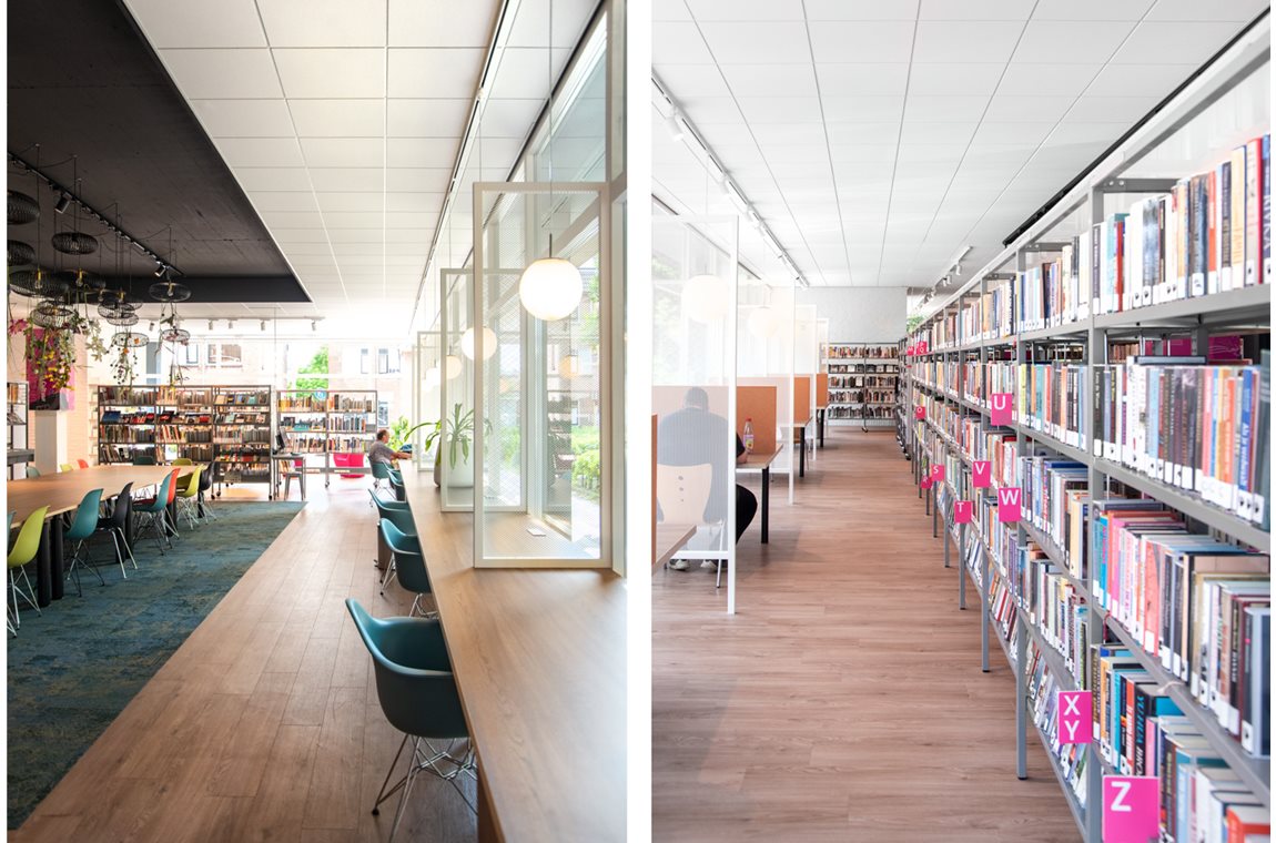 Bibliothèque municipale de Beverwijk, Pays-Bas - Bibliothèque municipale et BDP