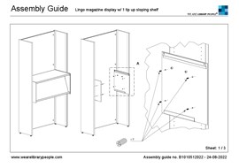 Assembly guide-A Lingo - BN502 magazine display with 1 tip-up sloping shelf.pdf
