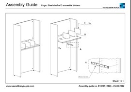 Assembly guide-A Lingo - BN516 steel shelf with 3 dividers.pdf