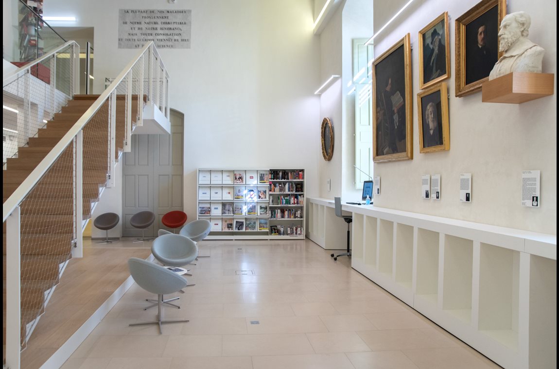 l'Inguimbertine bibliotek, Carpentras, Frankrike - Offentliga bibliotek