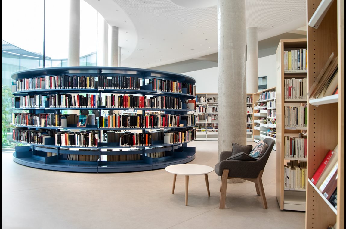 Croix-de-Neyrat bibliotek, Clermont Ferrand, Frankrike - Offentliga bibliotek