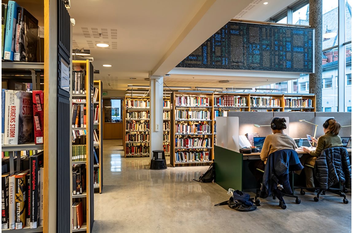 L'Université Bergen, Bibliothèque des sciences humaines, Norvège - Bibliothèque municipale et BDP