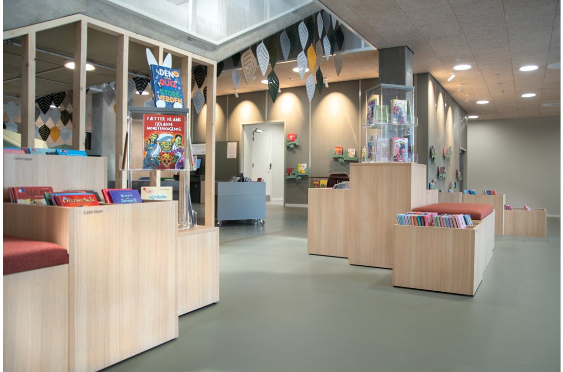 Bibliothèque municipale d'Taastrup, Danemark - 