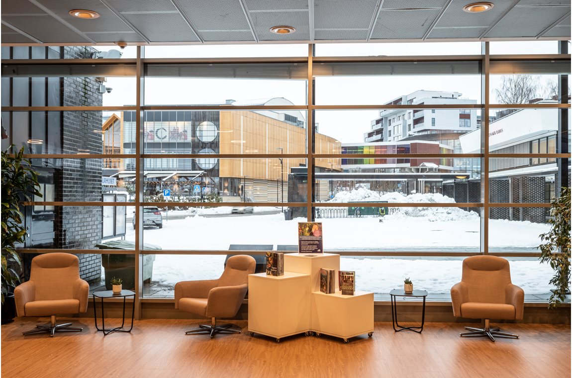 Bibliothèque municipale de Ullensaker, Norvège - Bibliothèque municipale et BDP