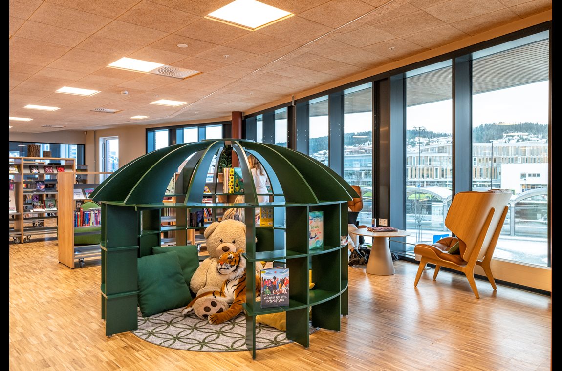Openbare bibliotheek Lillestrøm, Noorwegen - Openbare bibliotheek
