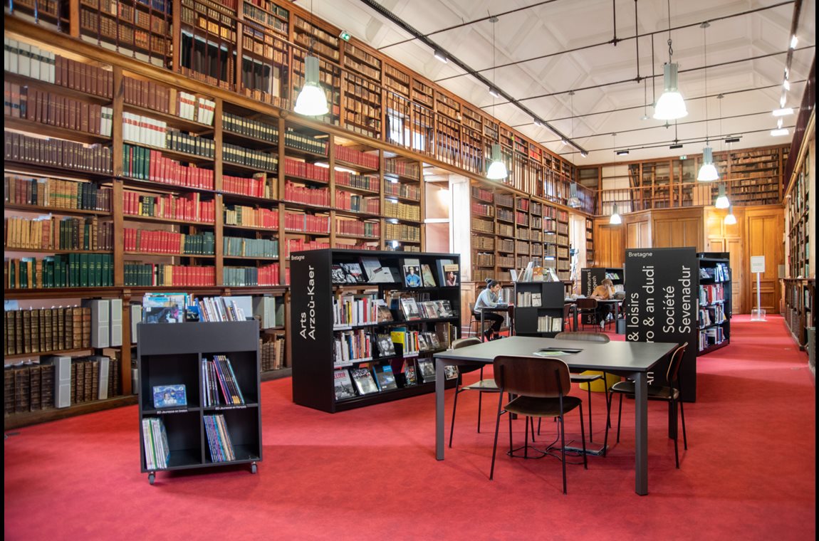 Saint-Brieuc Bibliotek, Frankrig - Offentligt bibliotek