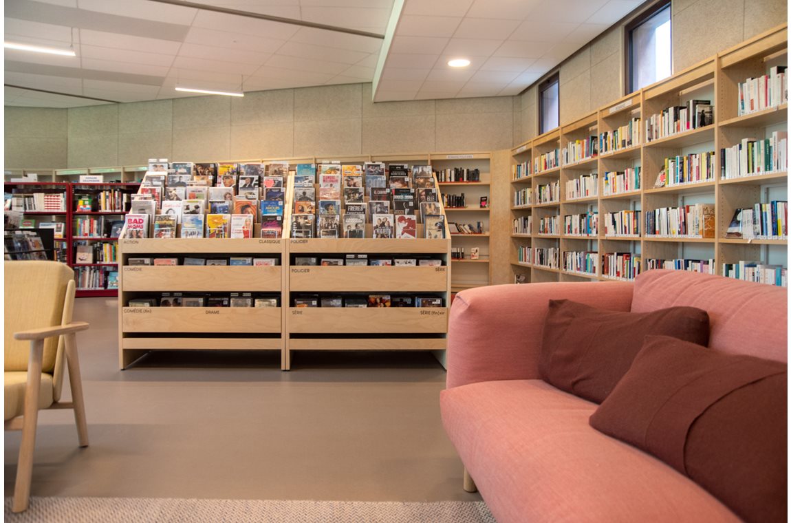 Les Sorinières Bibliotek, Frankrig - Offentligt bibliotek