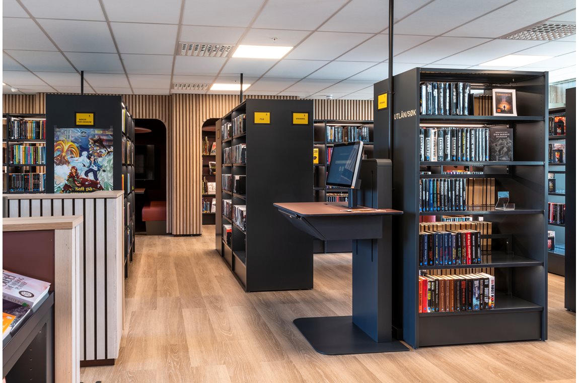 Openbare bibliotheek Skiptvet, Noorwegen - Openbare bibliotheek