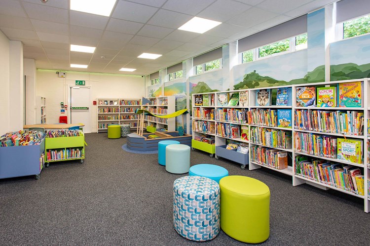 FSC certified Lingo Shelving (St Paul's Cray Library, United Kingdom)
