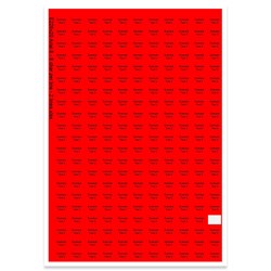 E226020 - 2 linjer, max 2 x 8 tegn (skrift : Arial 8)