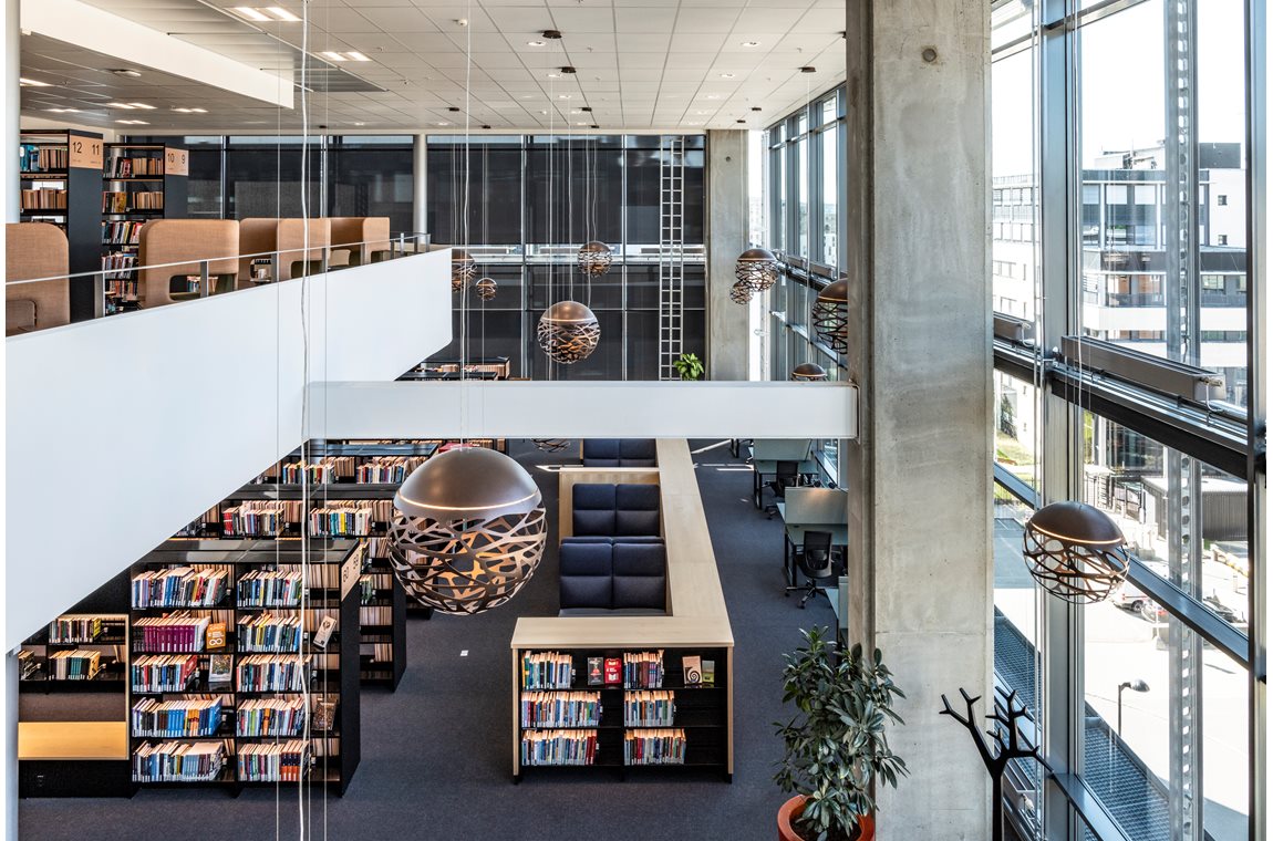 BI, école de commerce d’Oslo, Norvège - Bibliothèque universitaire et d’école supérieure