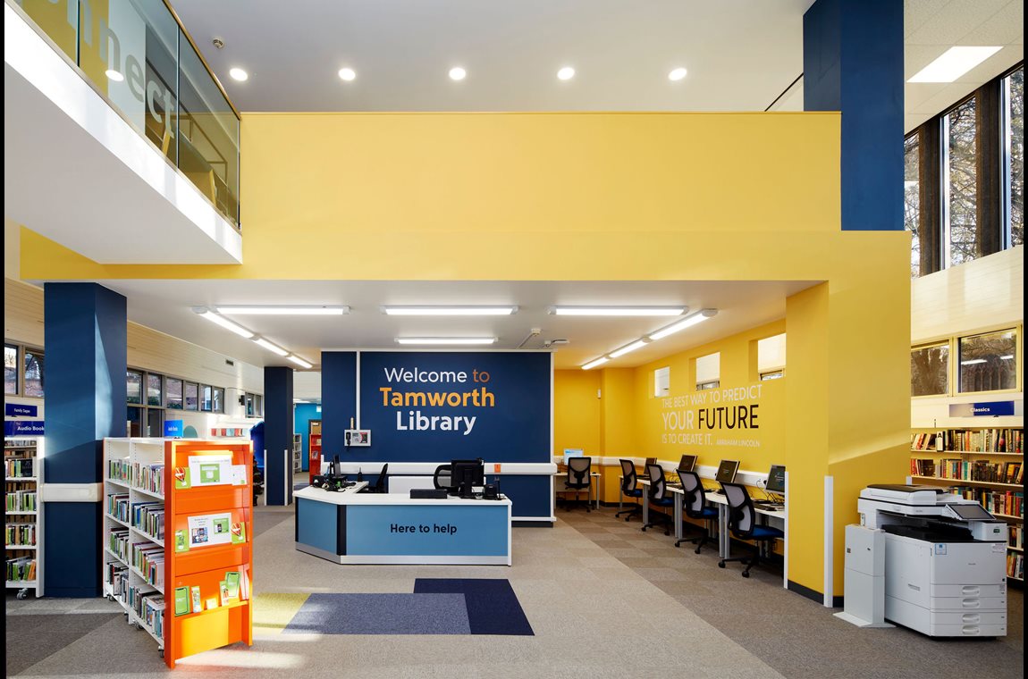 Openbare bibliotheek Tamworth, Verenigd Koninkrijk - Openbare bibliotheek