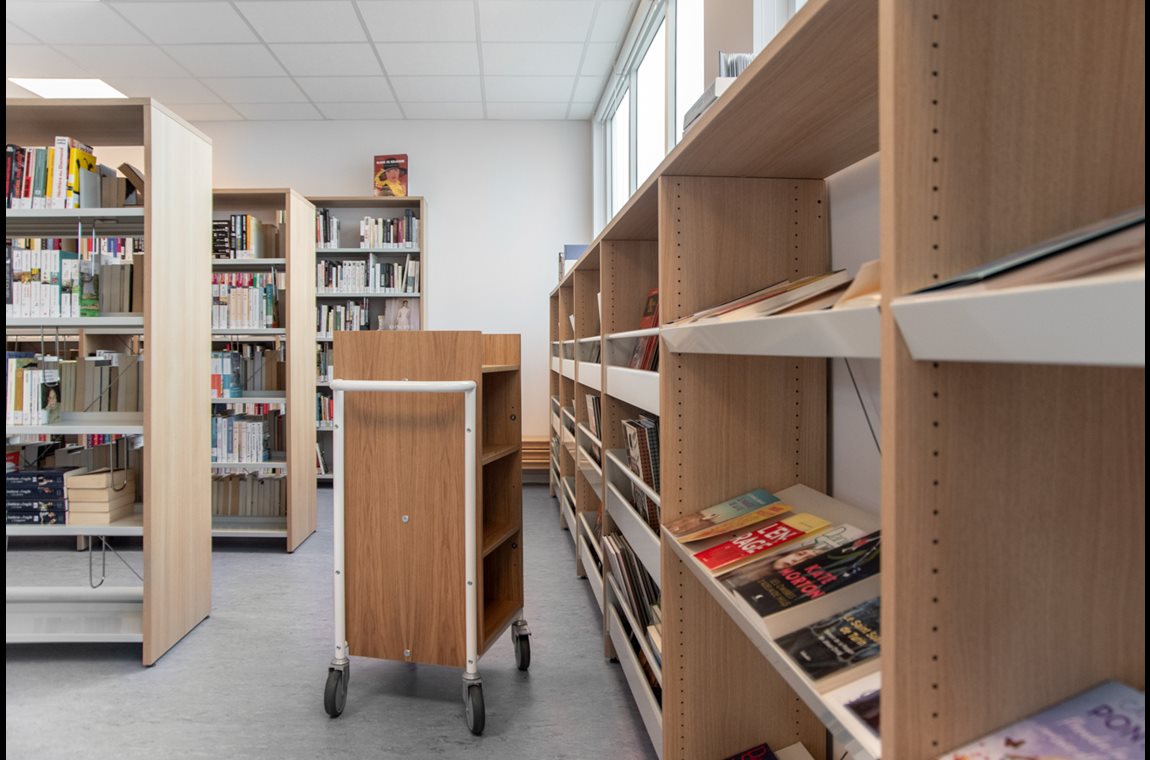 Grâce-Hollogne Bibliotek, Belgien - Offentligt bibliotek