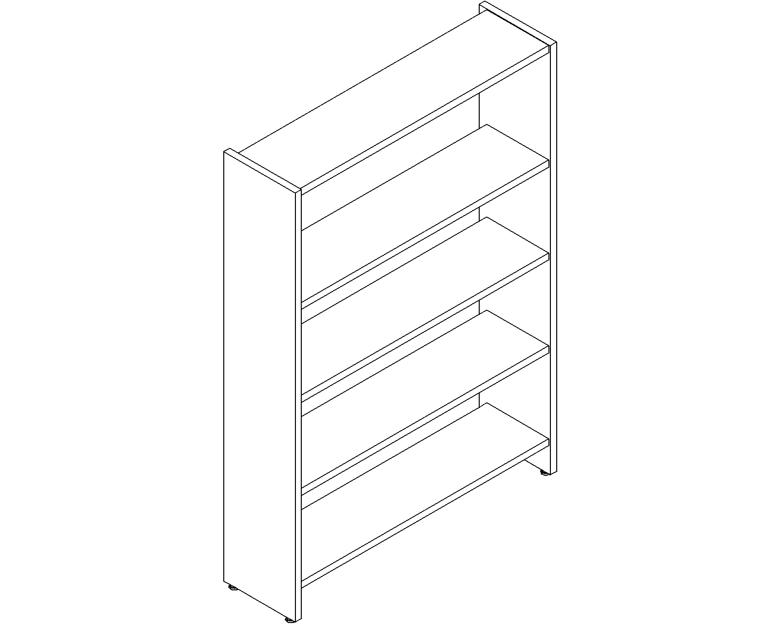 Lingo starter - single-sided - H1520 - D250 - W1000 - 3D.dwg