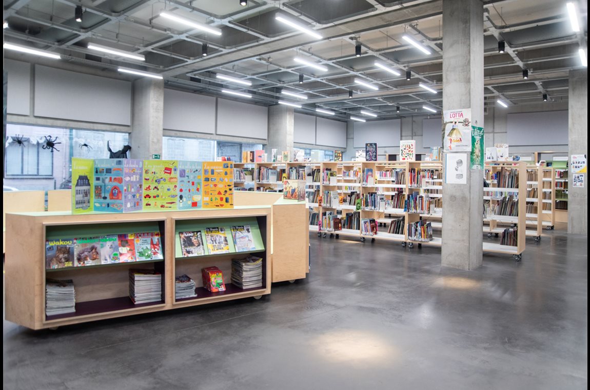 Openbare bibliotheek Molenbeek-Saint-Jean, België  - Openbare bibliotheek