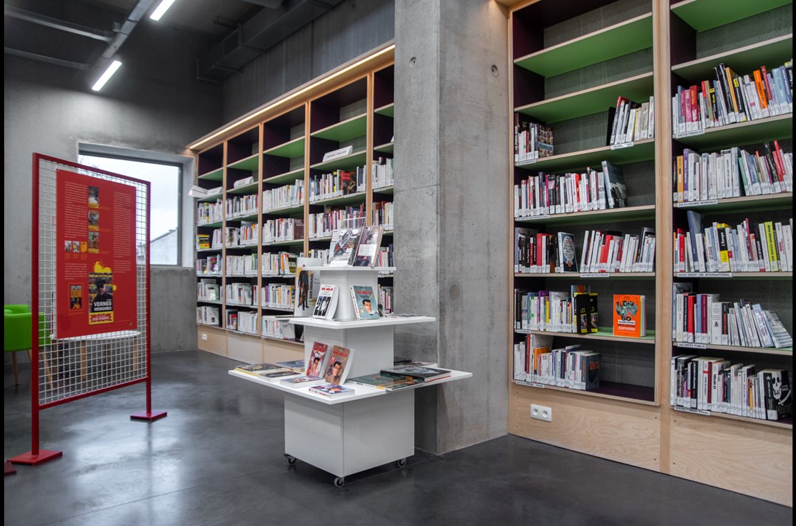 Openbare bibliotheek Molenbeek-Saint-Jean, België  - Openbare bibliotheek