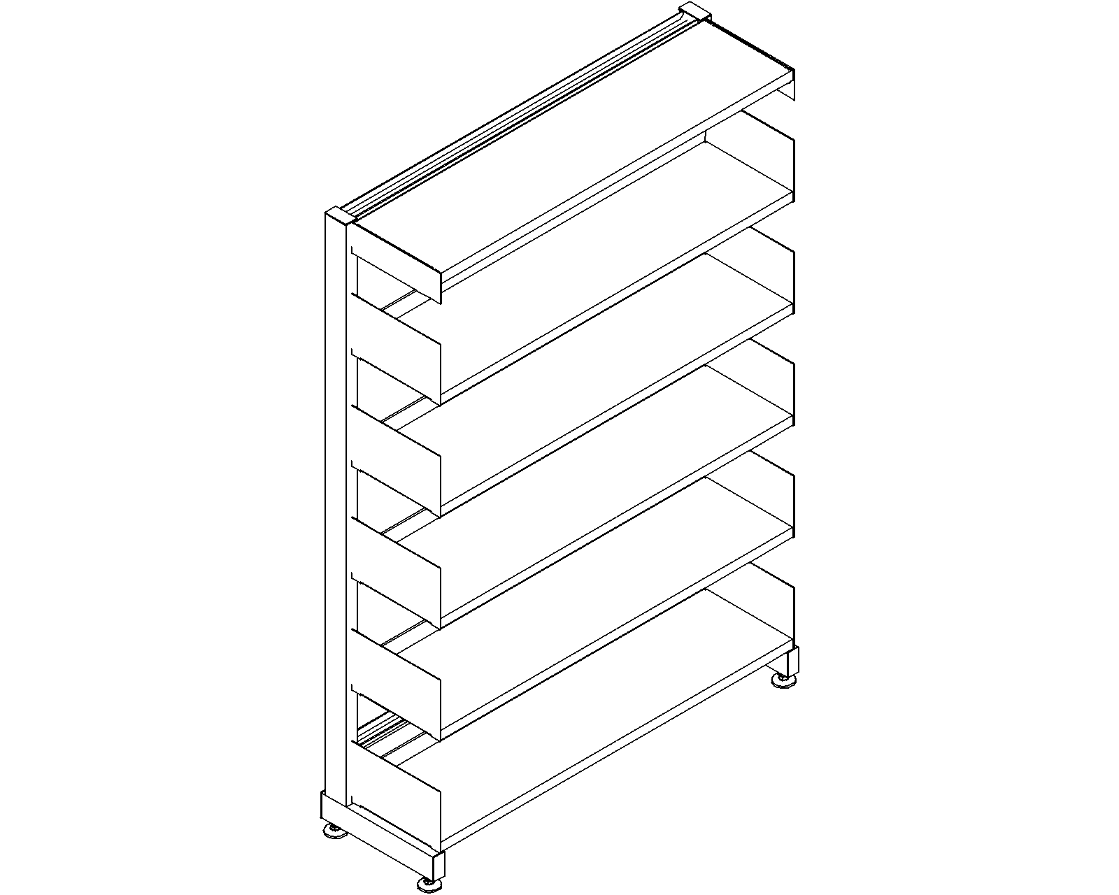 6030 starter - single-sided - H1520 - D250 - W1000 - 3D.dwg
