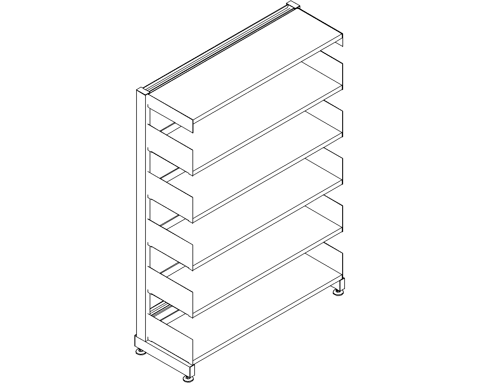 6030 starter - single-sided - H1520 - D300 - W1000 - 3D.dwg
