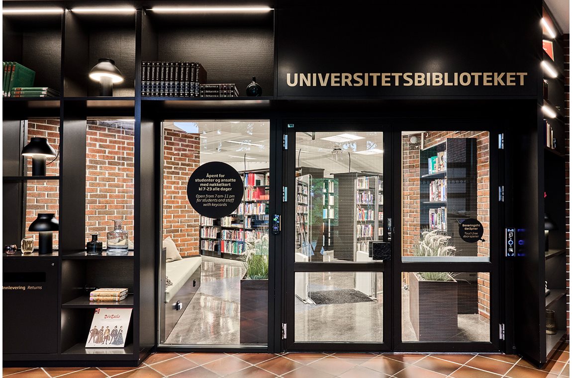 Bibliothèque Universitaire de Stavanger, Norvège - Bibliothèque universitaire et d’école supérieure