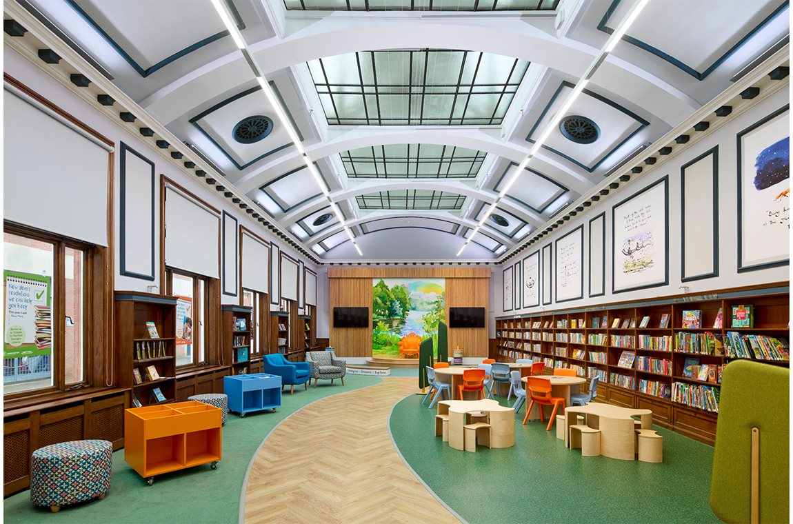 Bibliothèque municipale de Darlington, Royame-Uni - Bibliothèque municipale et BDP