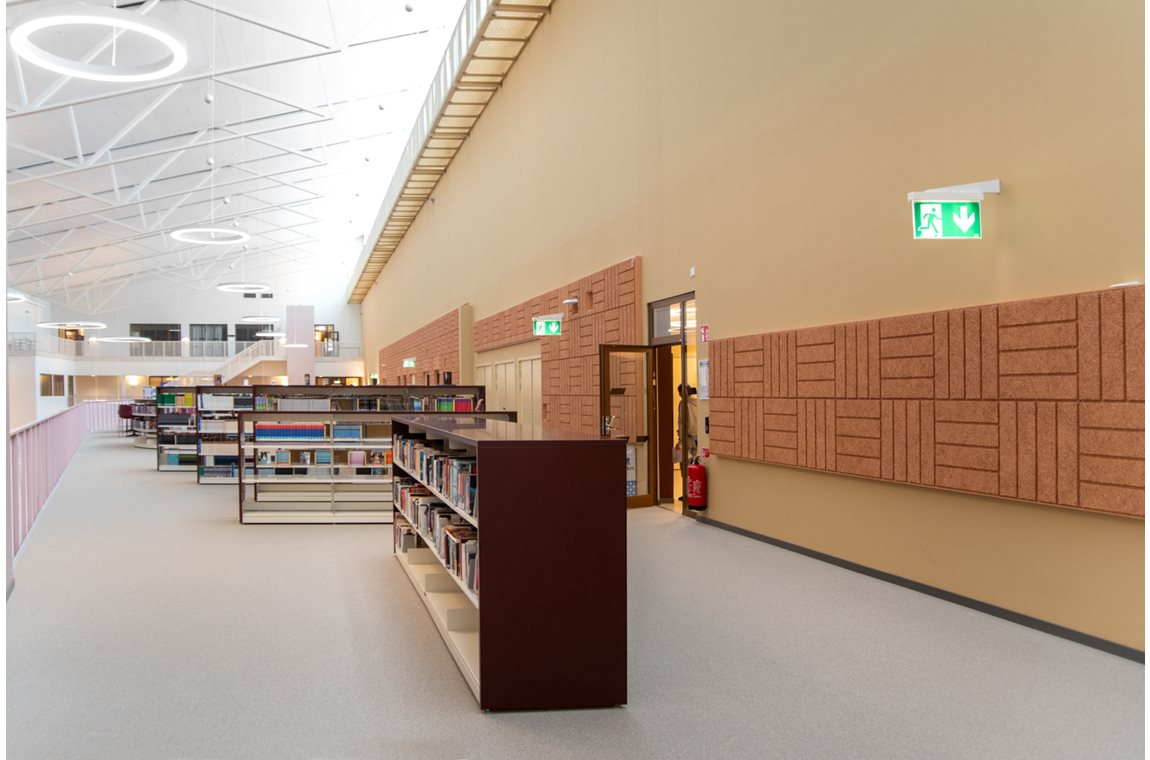 Lapplands High School, Kiruna, Sweden - School library