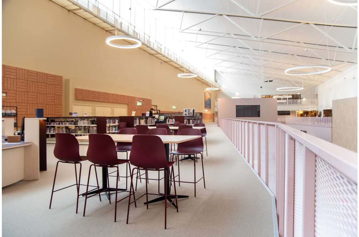 Lapplands Gymnasium, Zweden - Schoolbibliotheek