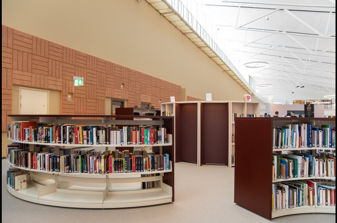 Lapplands High School, Kiruna, Sweden - School library