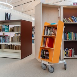 Chariot à livres Halland - style Plus