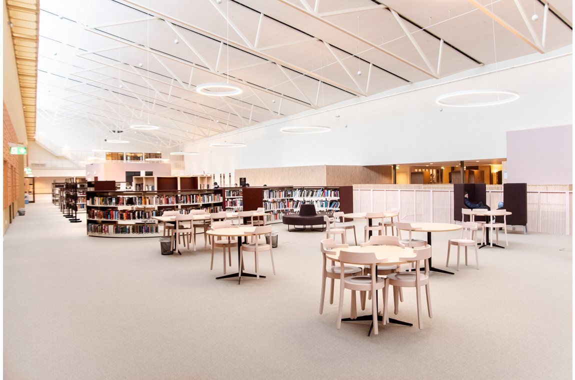 Lapplands Gymnasium, Kiruna, Schweden - Schulbibliothek