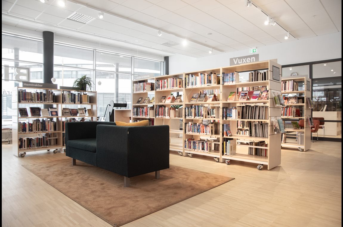 Bibliothèque municipale de Kiruna, Suède - Bibliothèque municipale et BDP