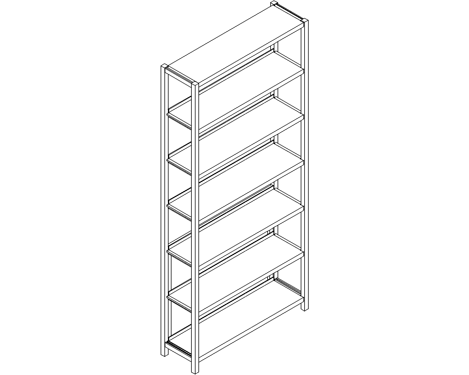 Uniflex starter – single-sided – H2050 – D250 – W900 – 3D.dwg