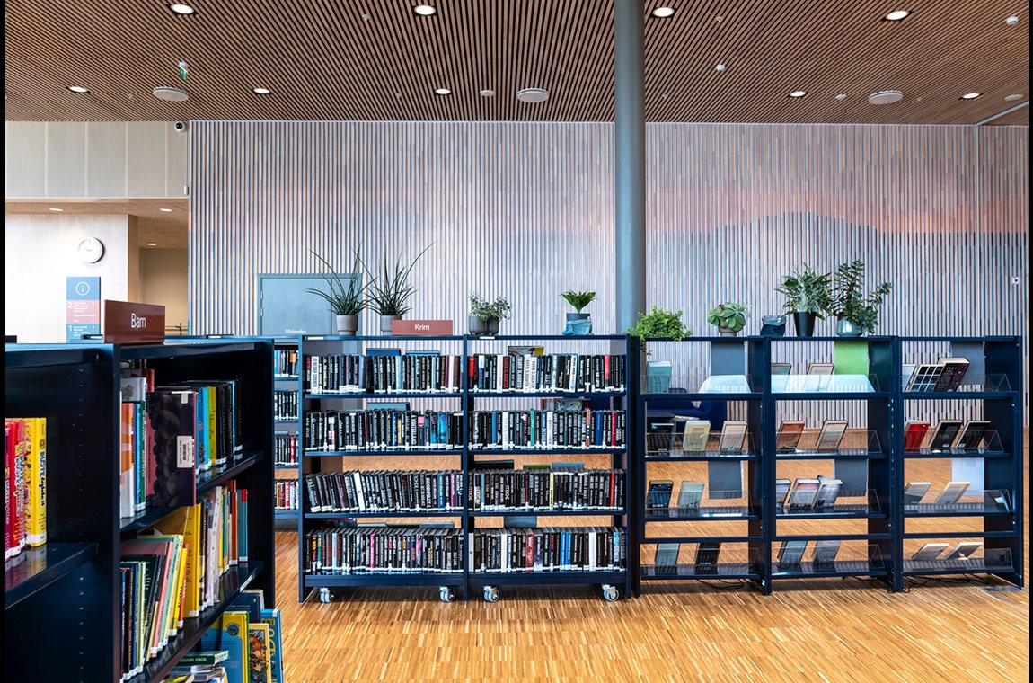 Bibliothèque municipale de Aukra, Norvège - Bibliothèque municipale et BDP