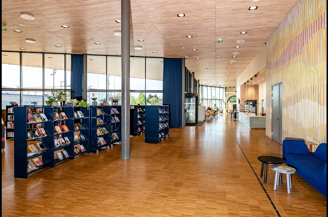 Bibliothèque municipale de Aukra, Norvège - Bibliothèque municipale et BDP