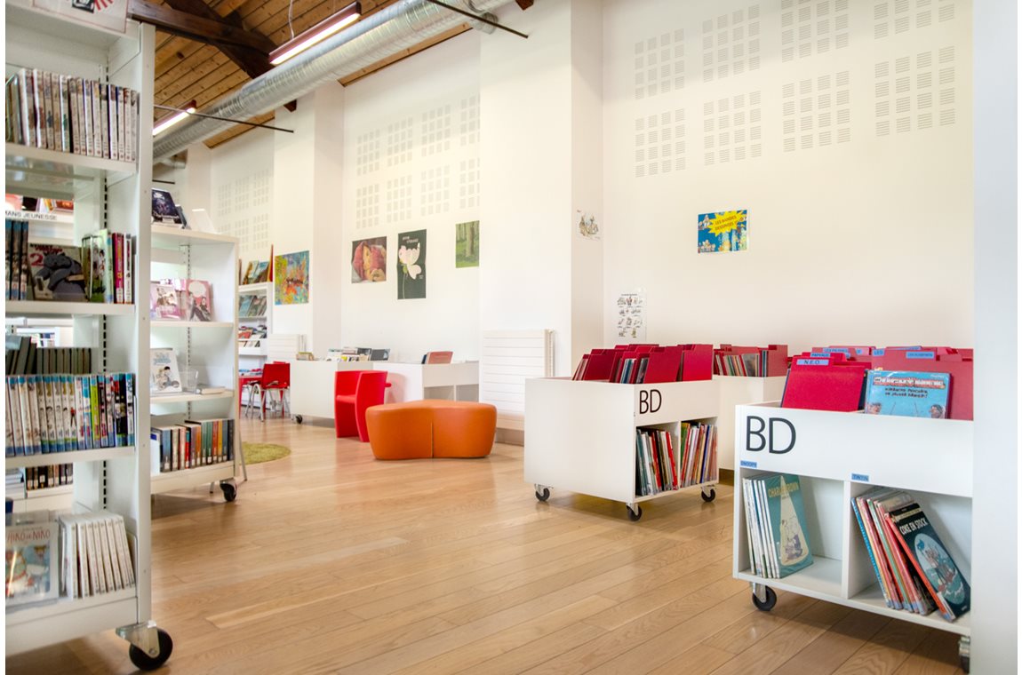 Médiathèque Montech, France - Bibliothèque municipale et BDP
