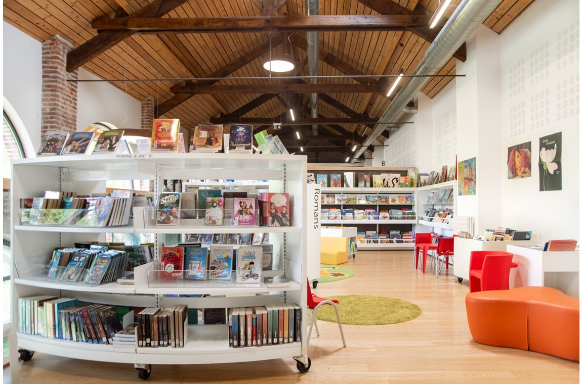 Médiathèque Montech, France - Bibliothèque municipale et BDP