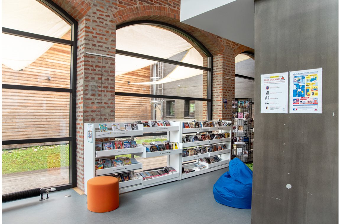 Médiathèque Montech, France - Bibliothèque municipale et BDP