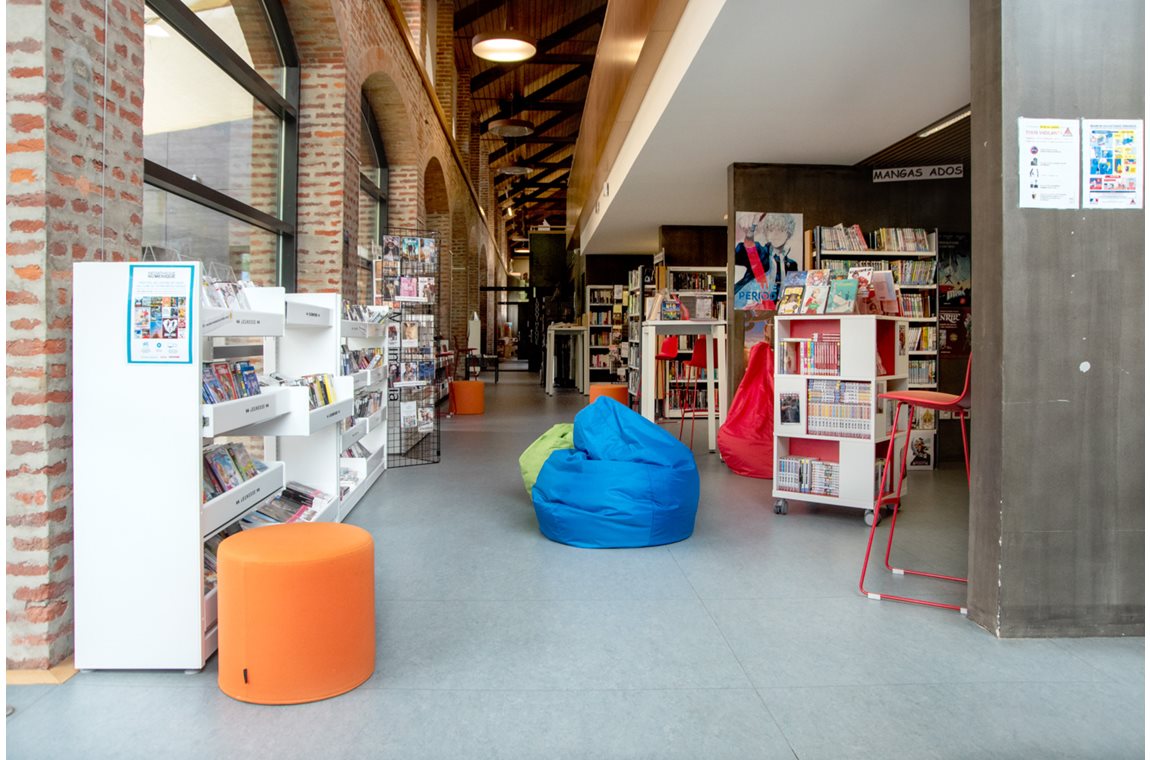 Médiathèque Montech, France - Bibliothèque municipale et BDP