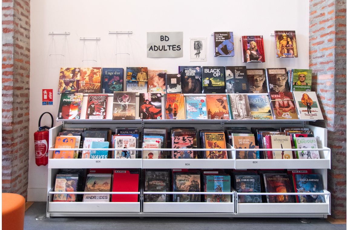 Médiathèque Montech, France - Bibliothèque municipale et BDP