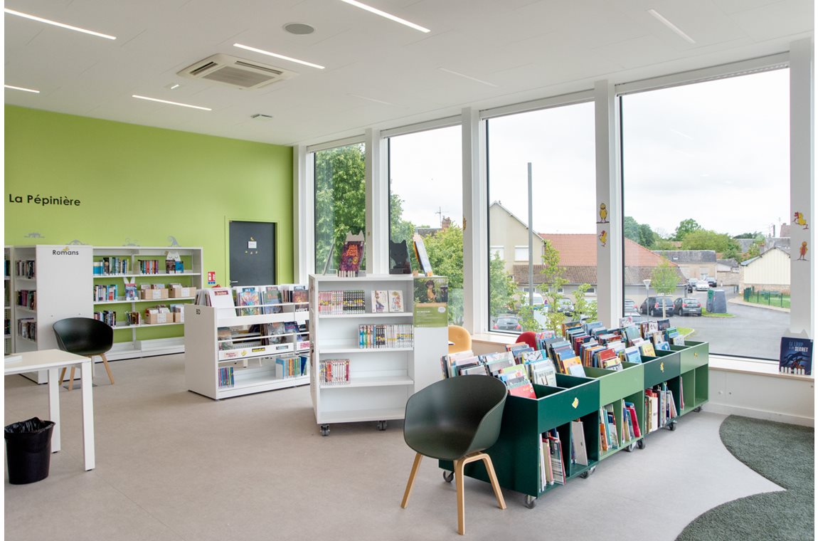 Angerville Bibliotek, Frankrig - Offentligt bibliotek