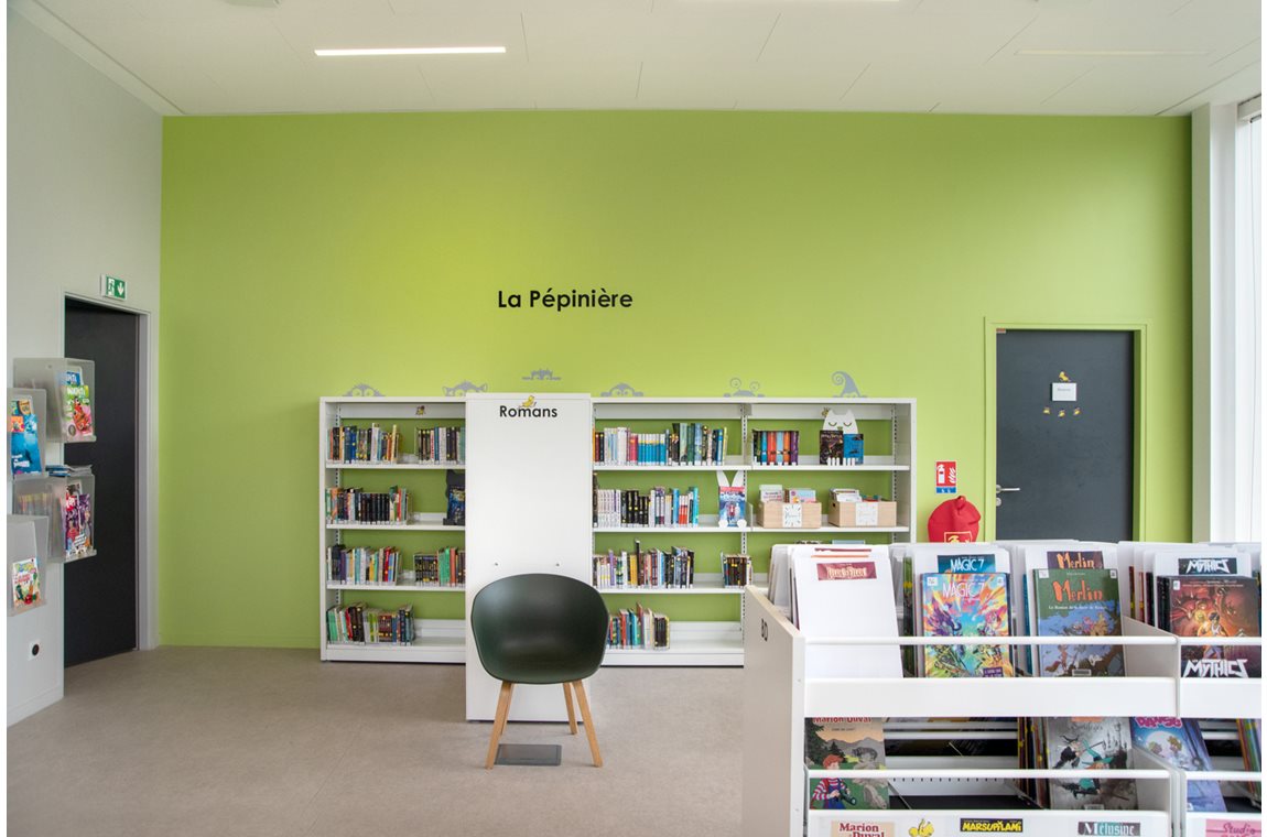 Angerville Bibliotek, Frankrig - Offentligt bibliotek