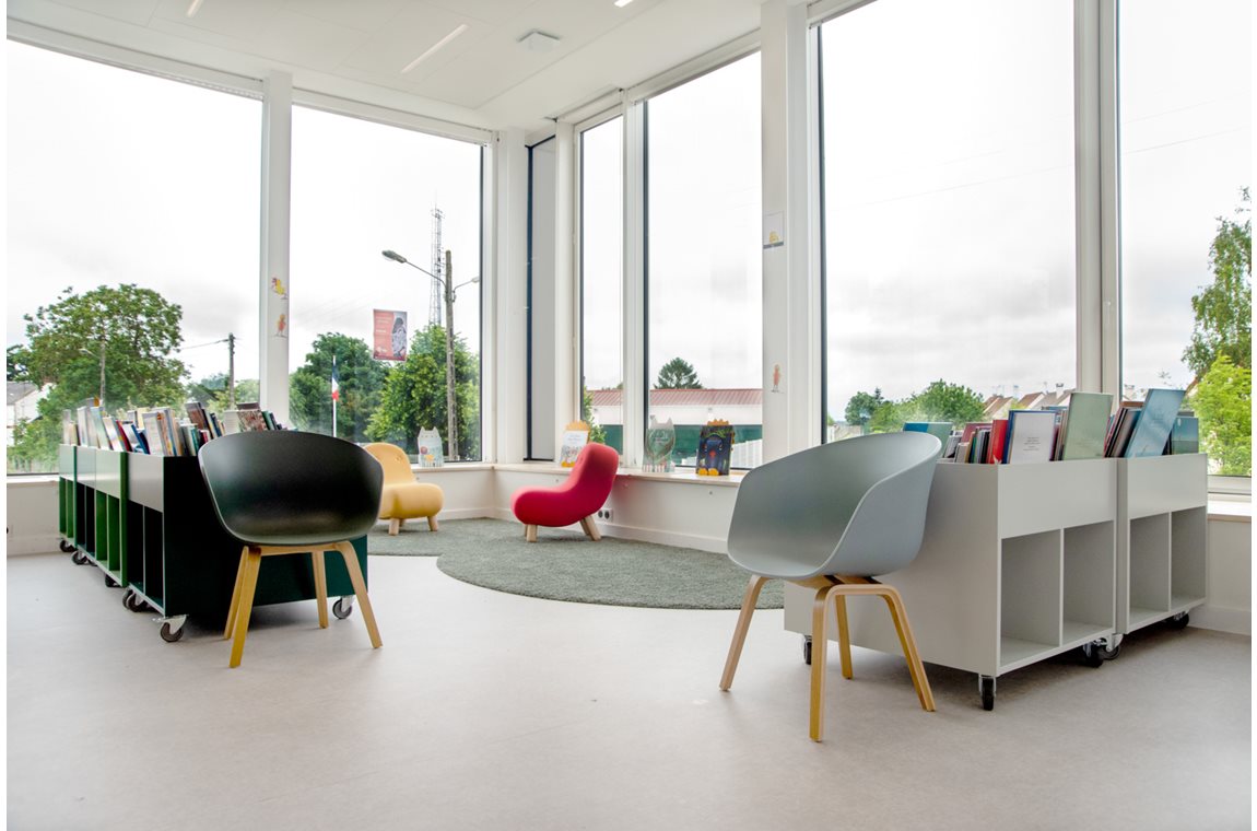 Angerville Bibliotek, Frankrig - Offentligt bibliotek