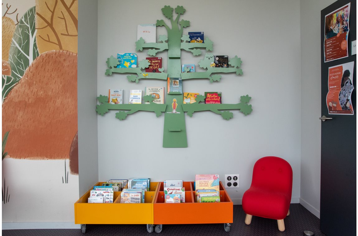 Angerville Bibliotek, Frankrig - Offentligt bibliotek