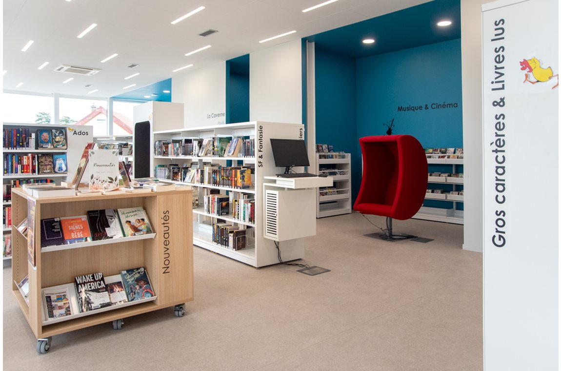 Angerville Bibliotek, Frankrig - Offentligt bibliotek