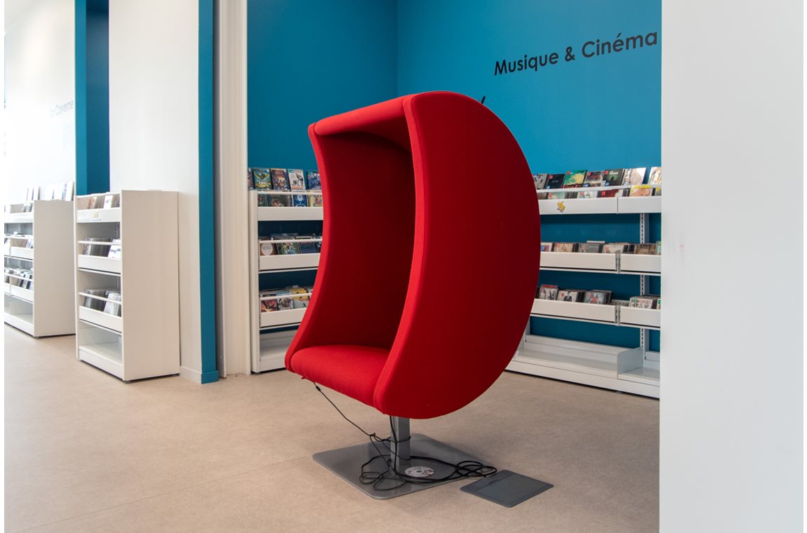 Angerville Bibliotek, Frankrig - Offentligt bibliotek