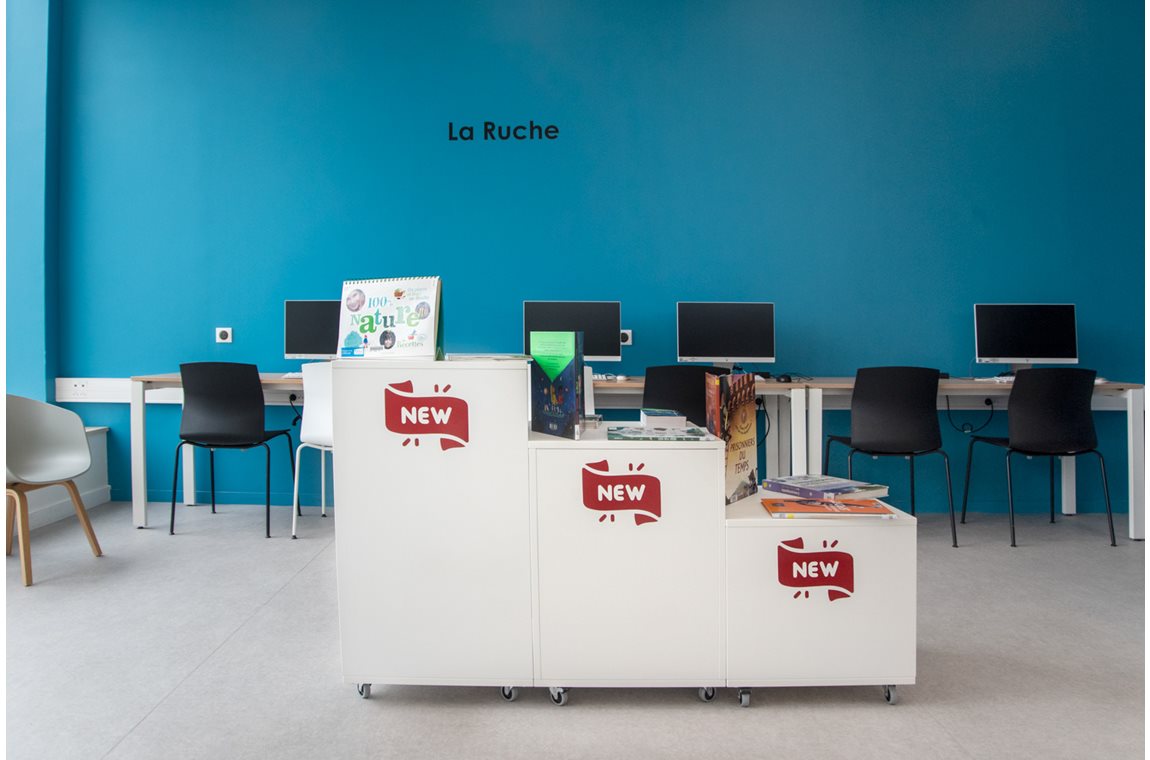 Angerville Bibliotek, Frankrig - Offentligt bibliotek