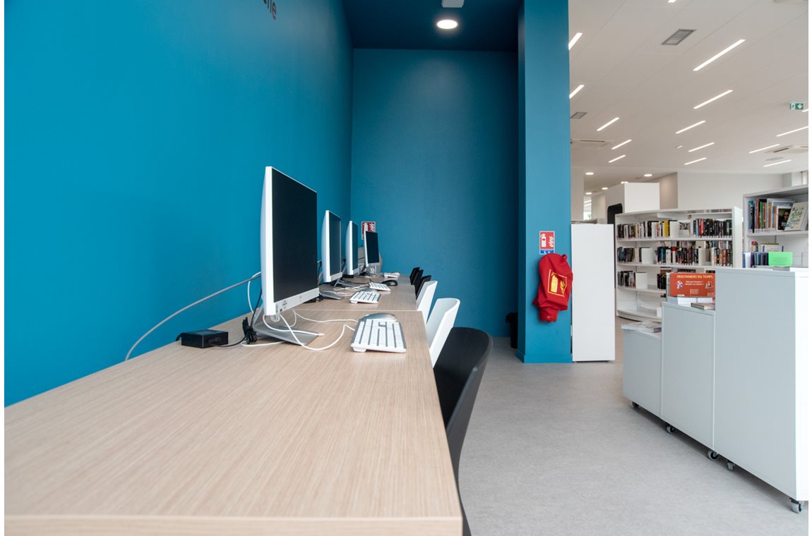 Angerville Bibliotek, Frankrig - Offentligt bibliotek