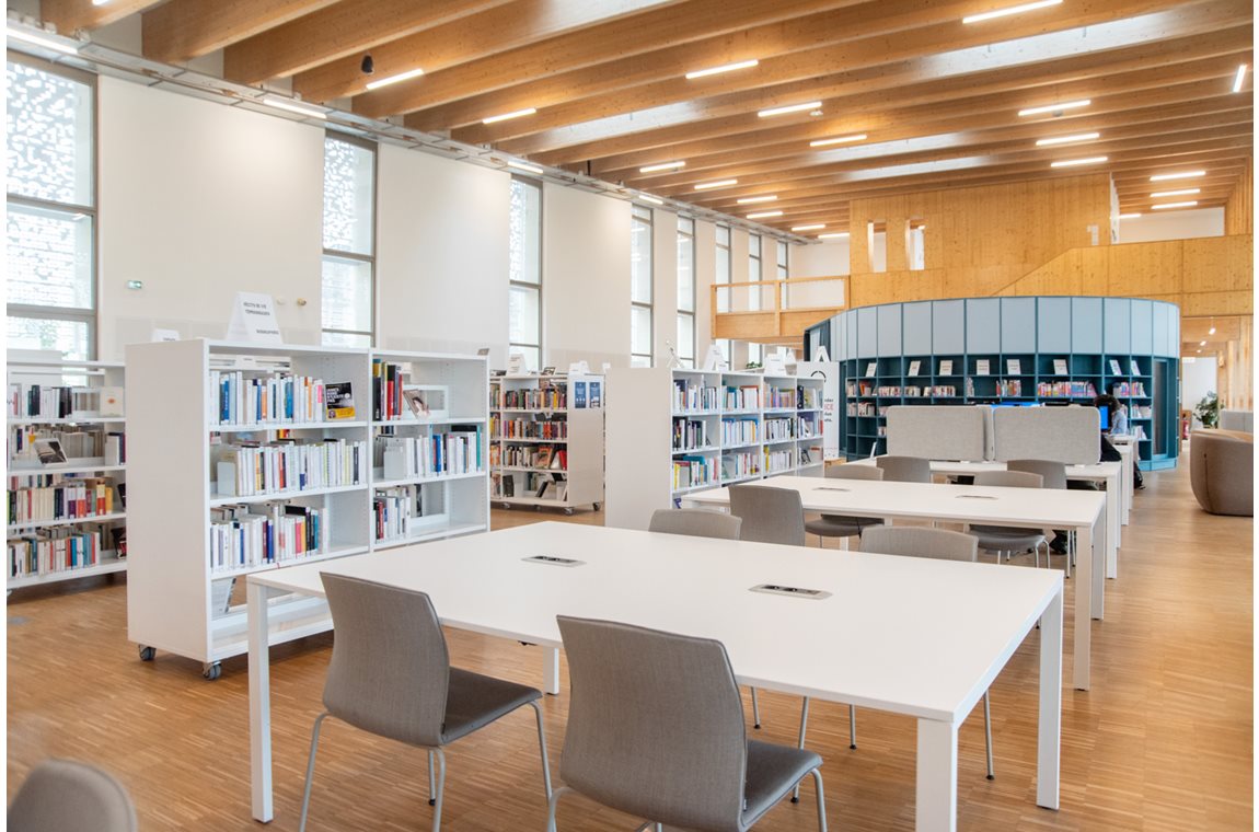 Médiathèque Herblay-sur-Seine, France - Bibliothèque municipale et BDP