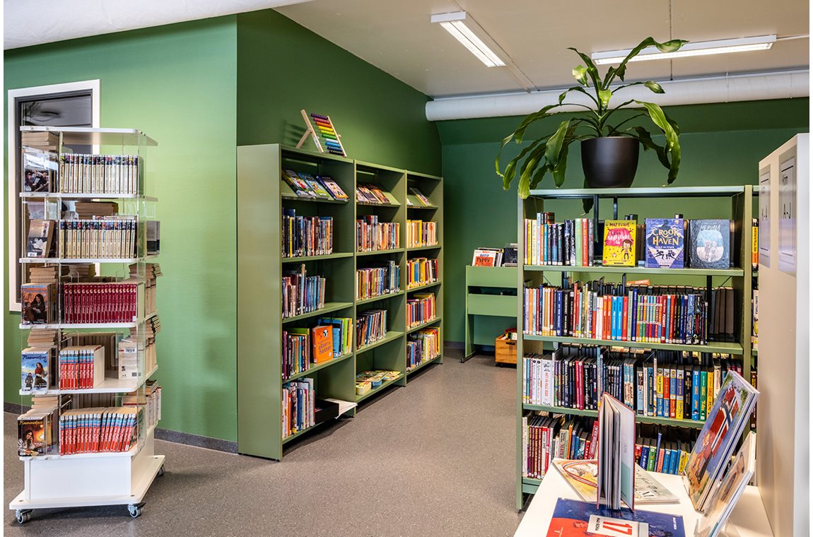 Bibliothèque de Hustadvika, Eide, Norvège - Bibliothèque municipale et BDP