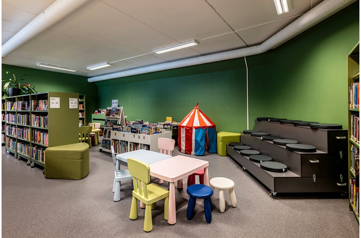 Bibliothèque de Hustadvika, Eide, Norvège - Bibliothèque municipale et BDP