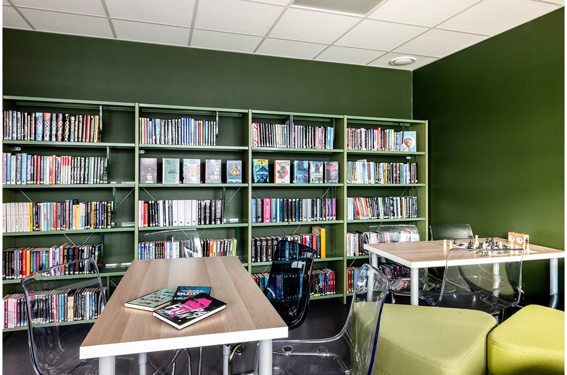 Bibliothèque de Hustadvika, Eide, Norvège - Bibliothèque municipale et BDP